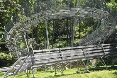 track on a mountain coaster