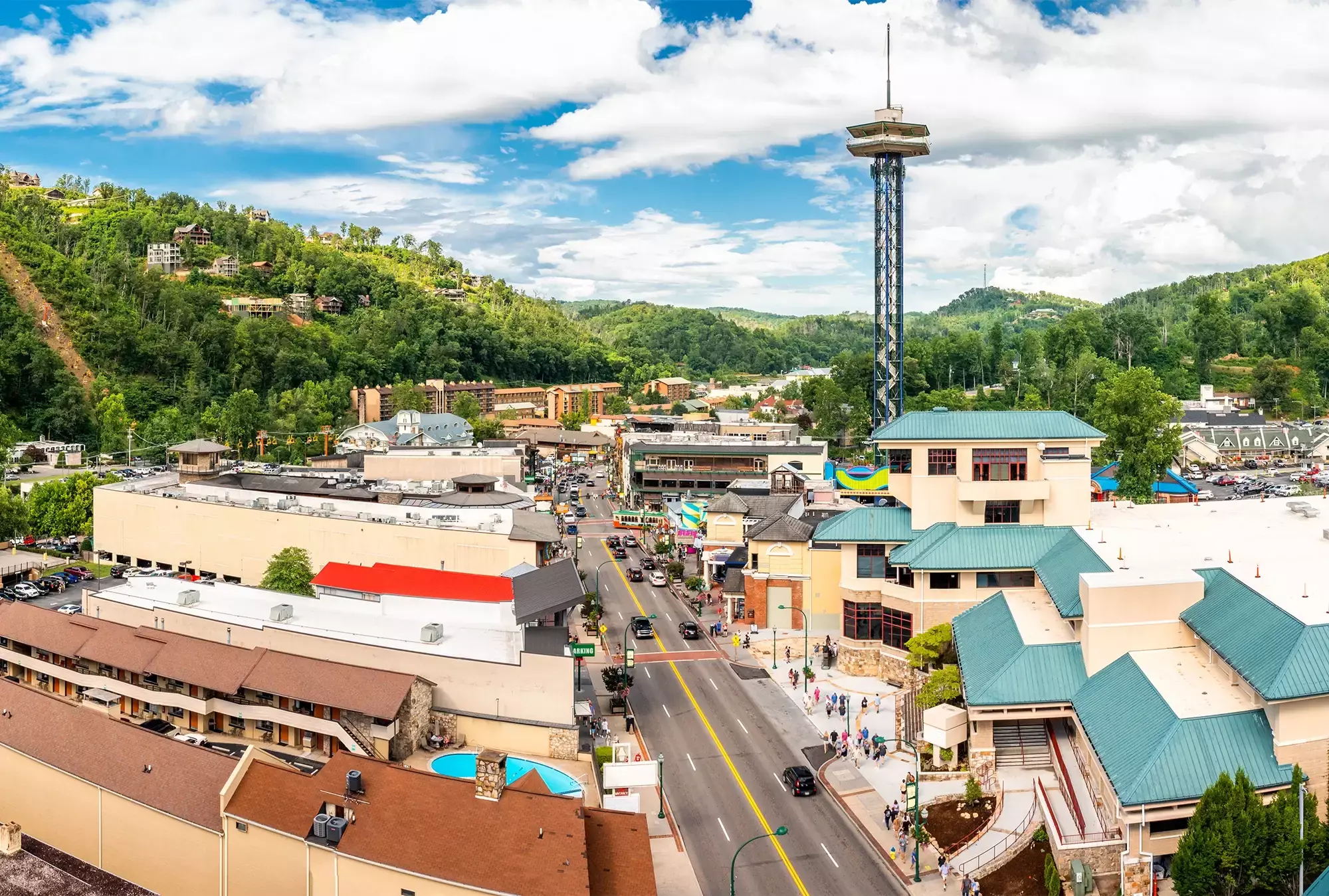 downtown Gatlinburg