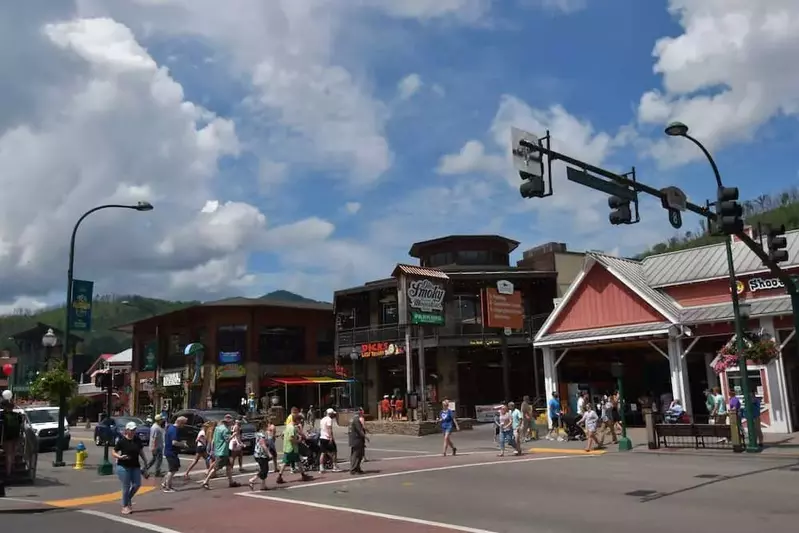 downtown Gatlinburg 