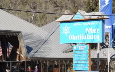 Ober Gatlinburg Tramway sign