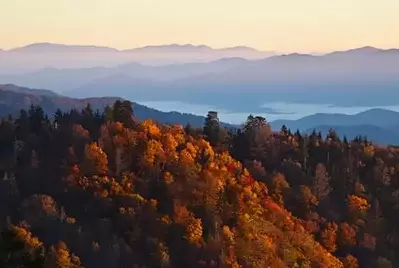The Great Smoky Mountains in the fall