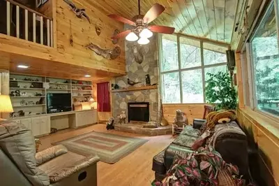 cabin living room