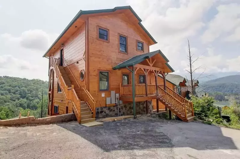 mountain lookout cabin