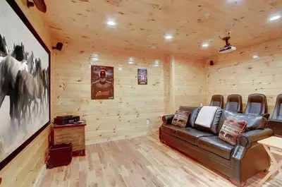 mountain lookout movie room