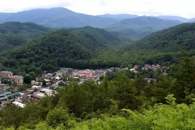 view from gatlinburg sky lift park