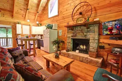 1 bedroom cabin dreamcatcher living room
