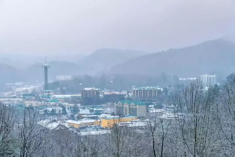 Gatlinburg in winter