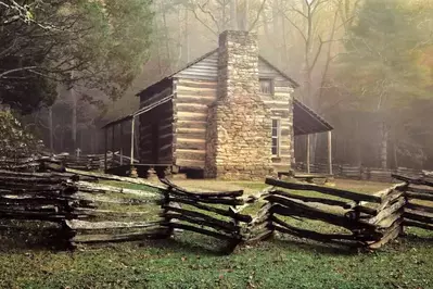 The John Oliver Cabin in Cades Cove.