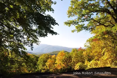 View of fall in the Smokies