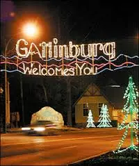 Gatlinburg Trolley Lights